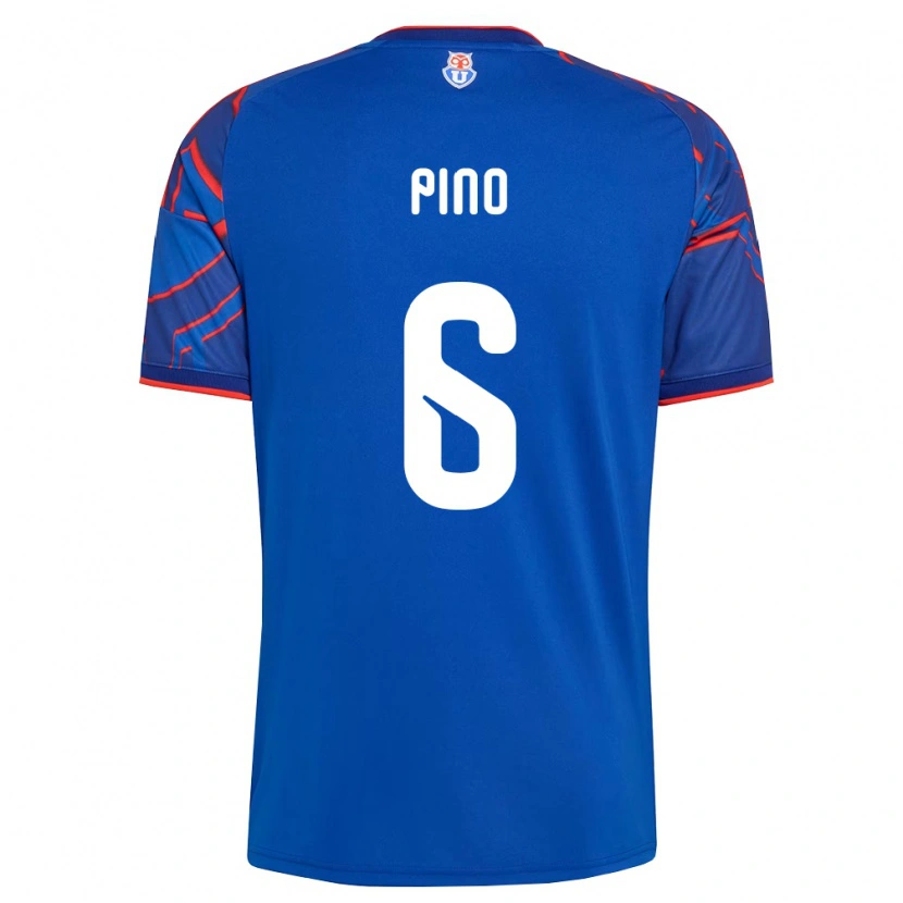 Danxen Niño Camiseta Gisela Pino #6 Azul Real Rojo 1ª Equipación 2026/27 La Camisa
