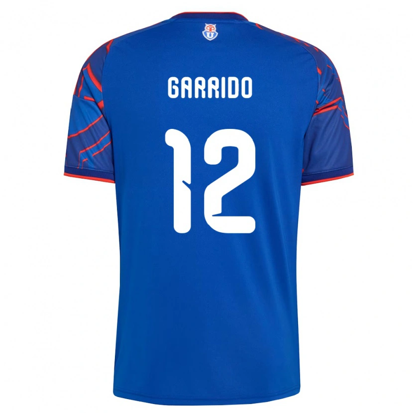Danxen Niño Camiseta Pedro Garrido #12 Azul Real Rojo 1ª Equipación 2026/27 La Camisa