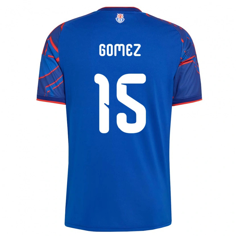 Danxen Niño Camiseta Juan Pablo Gómez #15 Azul Real Rojo 1ª Equipación 2026/27 La Camisa