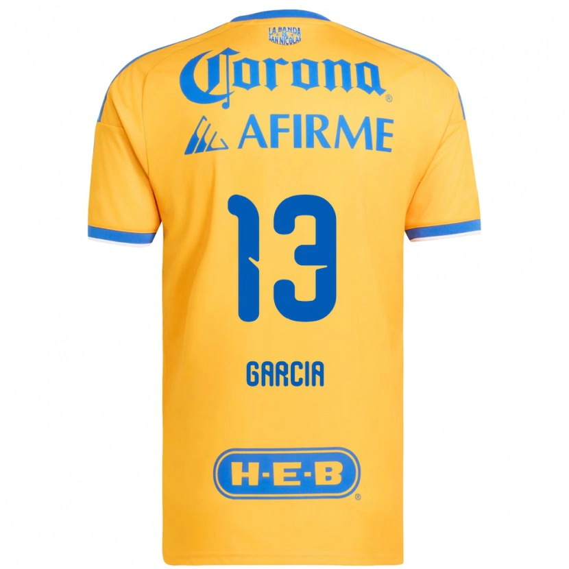 Danxen Niño Camiseta Miriam Garcia #13 Amarillo Azul 1ª Equipación 2026/27 La Camisa