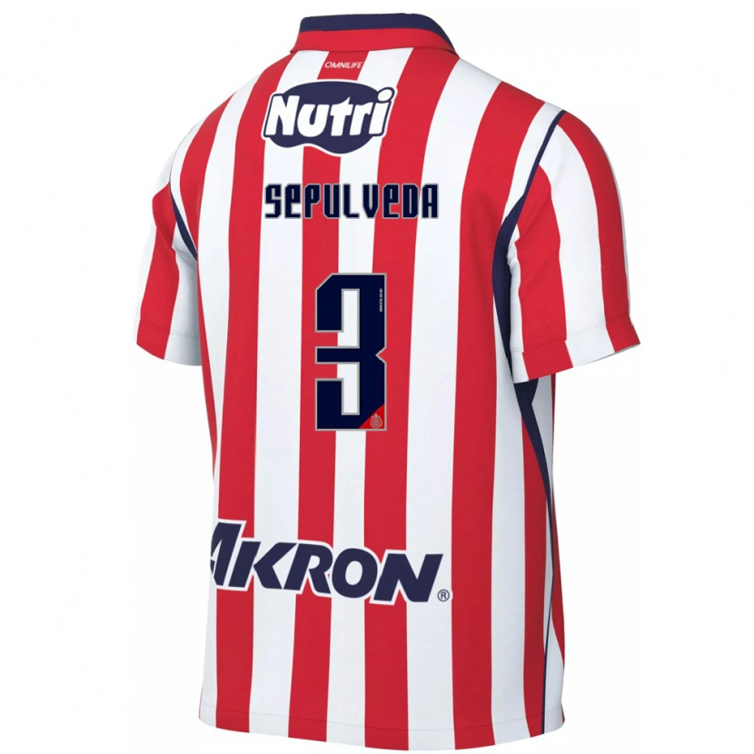 Danxen Niño Camiseta Gilberto Sepúlveda #3 Rojo Blanco 1ª Equipación 2026/27 La Camisa