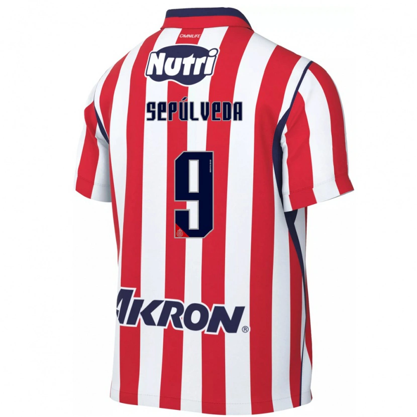 Danxen Niño Camiseta Ángel Sepúlveda #9 Rojo Blanco 1ª Equipación 2026/27 La Camisa