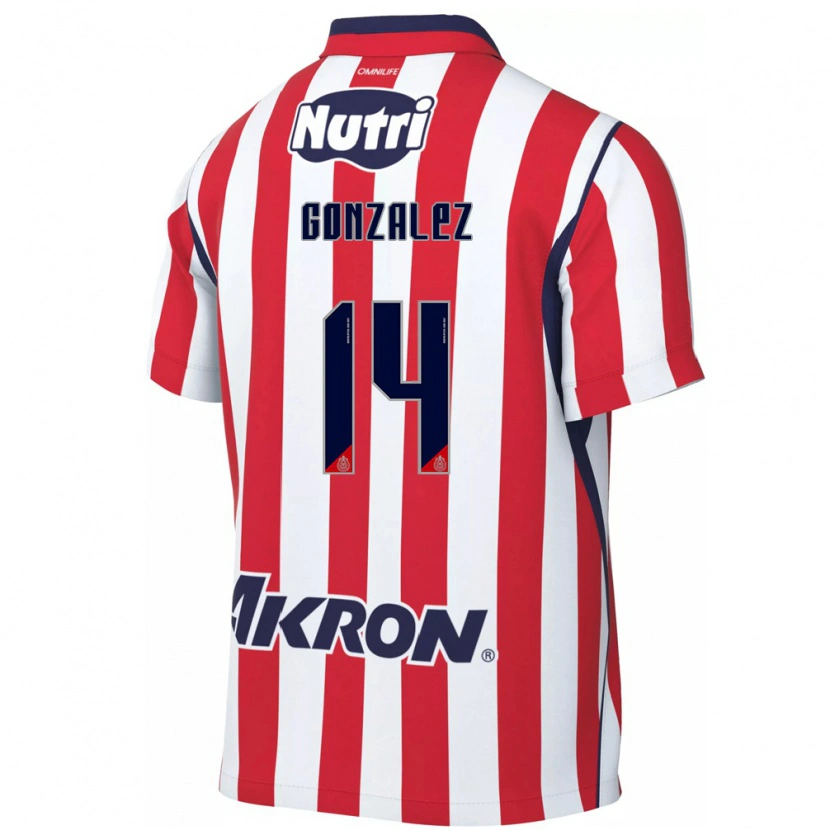 Danxen Niño Camiseta Ivonne González #14 Rojo Blanco 1ª Equipación 2026/27 La Camisa