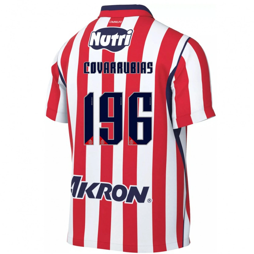 Danxen Niño Camiseta Diego Covarrubias #196 Rojo Blanco 1ª Equipación 2026/27 La Camisa