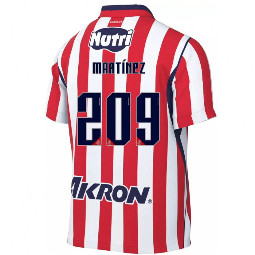 Danxen Niño Camiseta Iván Martínez #209 Rojo Blanco 1ª Equipación 2026/27 La Camisa
