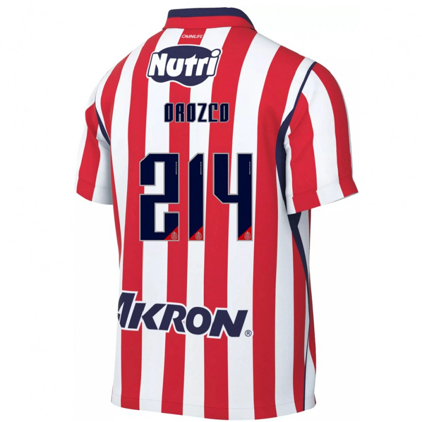 Danxen Niño Camiseta Yohan Orozco #214 Rojo Blanco 1ª Equipación 2026/27 La Camisa