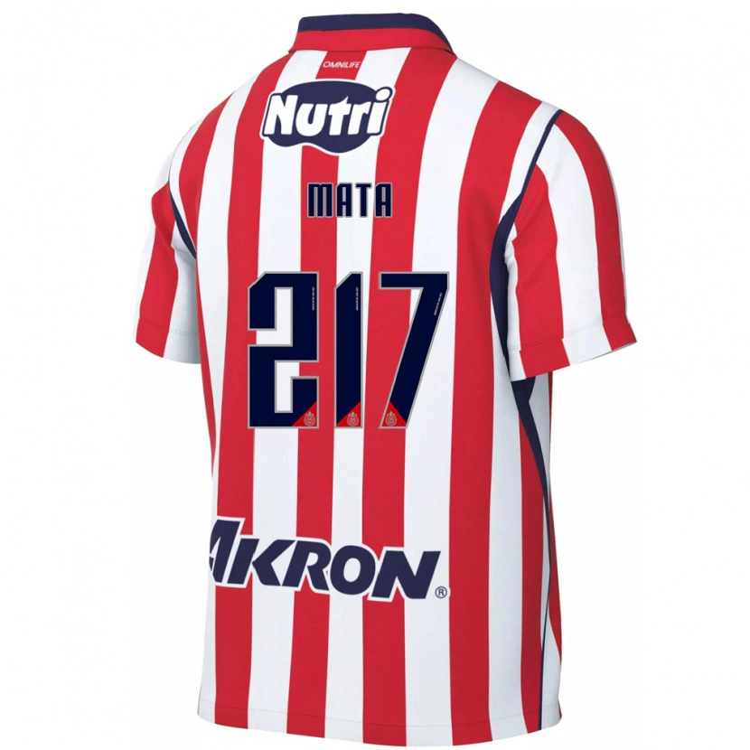 Danxen Niño Camiseta Hugo Mata #217 Rojo Blanco 1ª Equipación 2026/27 La Camisa