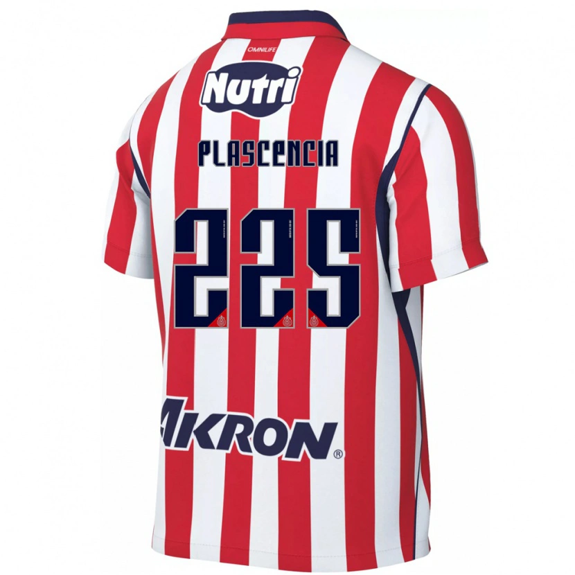 Danxen Niño Camiseta Osvaldo Plascencia #225 Rojo Blanco 1ª Equipación 2026/27 La Camisa