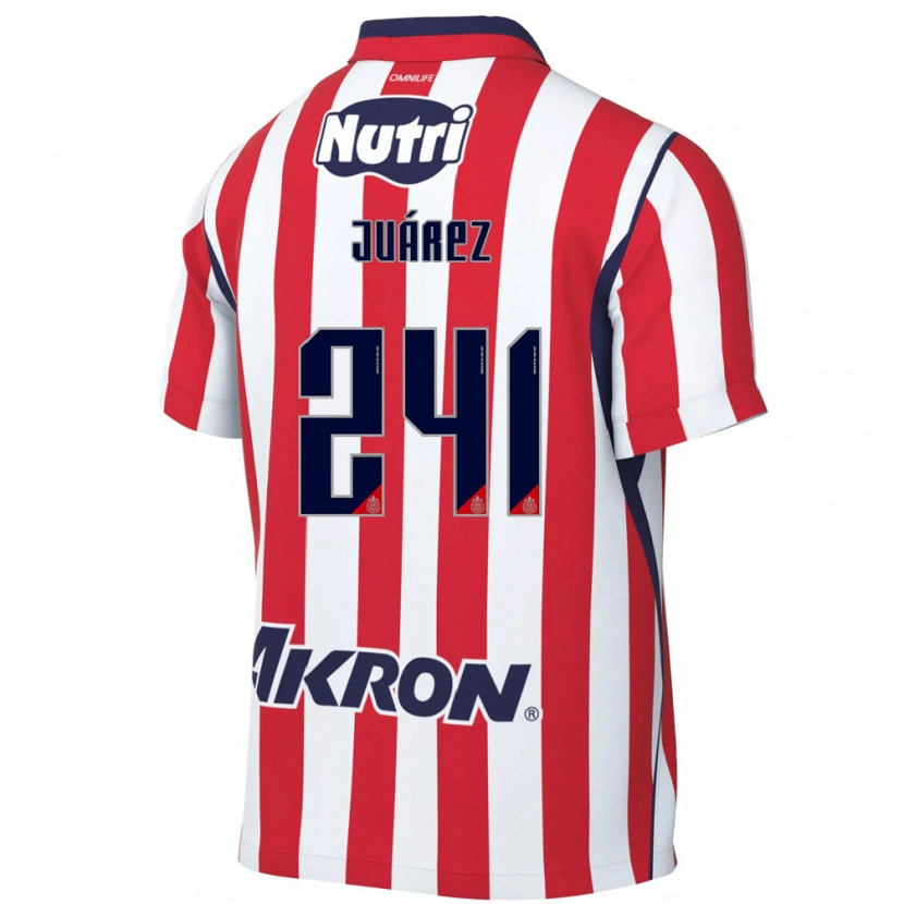 Danxen Niño Camiseta Hugo Juárez #241 Rojo Blanco 1ª Equipación 2026/27 La Camisa