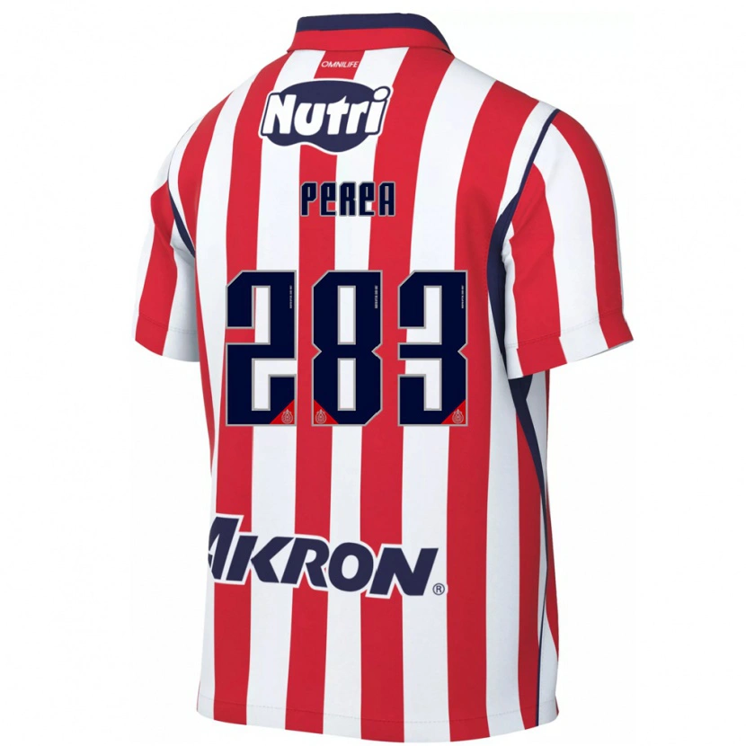Danxen Niño Camiseta José Perea #283 Rojo Blanco 1ª Equipación 2026/27 La Camisa
