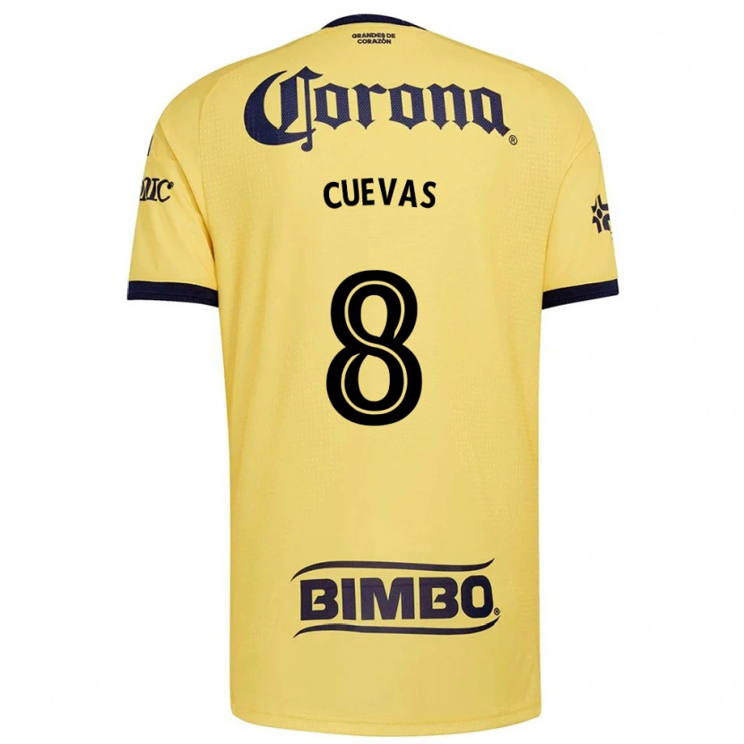 Danxen Niño Camiseta Casandra Cuevas #8 Amarillo Rojo Negro 1ª Equipación 2026/27 La Camisa