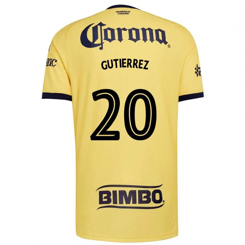 Danxen Niño Camiseta Alexis Gutiérrez #20 Amarillo Rojo Negro 1ª Equipación 2026/27 La Camisa