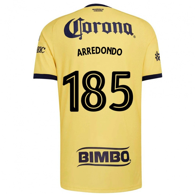 Danxen Niño Camiseta Aarón Arredondo #185 Amarillo Rojo Negro 1ª Equipación 2026/27 La Camisa