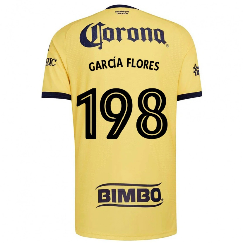 Danxen Niño Camiseta Francisco García Flores #198 Amarillo Rojo Negro 1ª Equipación 2026/27 La Camisa