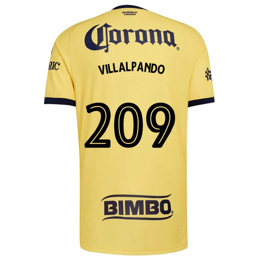 Danxen Niño Camiseta Sergio Villalpando #209 Amarillo Rojo Negro 1ª Equipación 2026/27 La Camisa