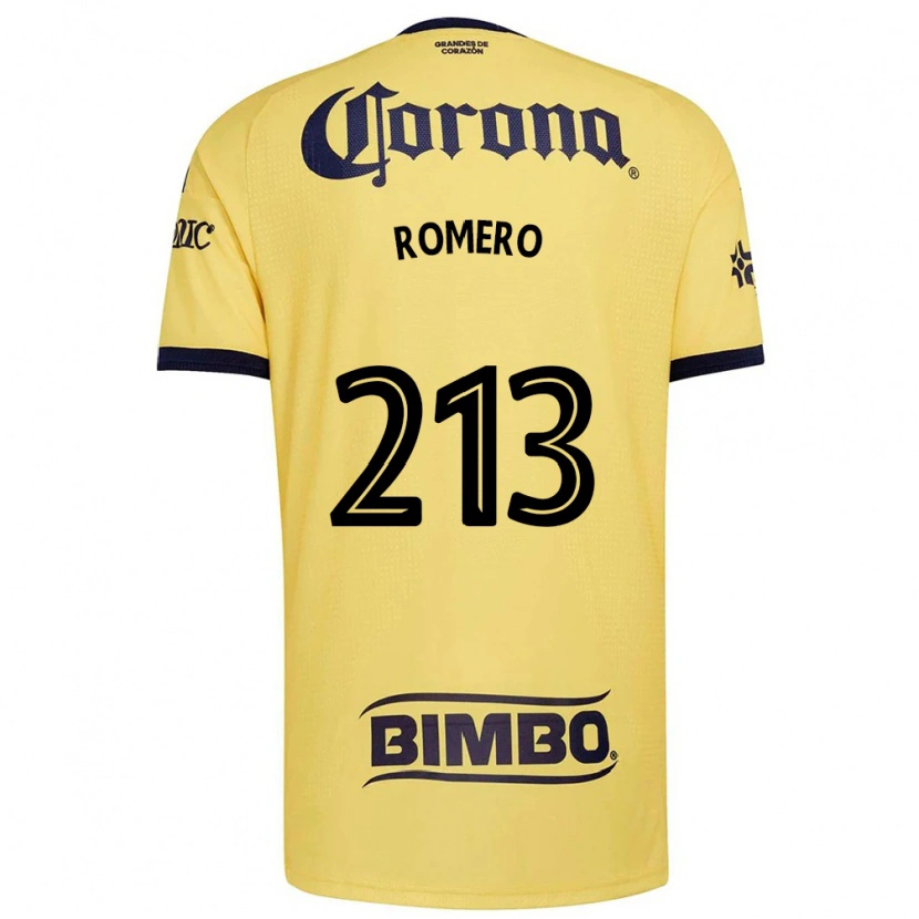 Danxen Niño Camiseta Axel Romero #213 Amarillo Rojo Negro 1ª Equipación 2026/27 La Camisa