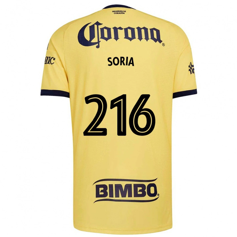 Danxen Niño Camiseta Emiliano Soria #216 Amarillo Rojo Negro 1ª Equipación 2026/27 La Camisa