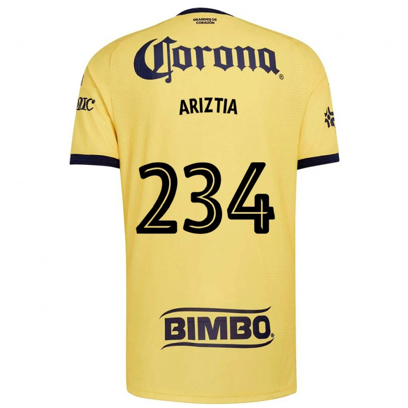 Danxen Niño Camiseta Íñigo Ariztia #234 Amarillo Rojo Negro 1ª Equipación 2026/27 La Camisa