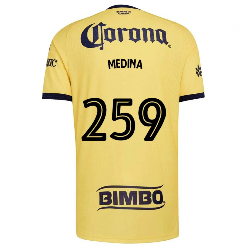 Danxen Niño Camiseta Sebastián Medina #259 Amarillo Rojo Negro 1ª Equipación 2026/27 La Camisa