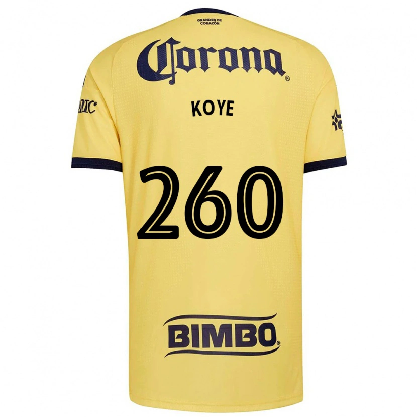 Danxen Niño Camiseta Julián Koye #260 Amarillo Rojo Negro 1ª Equipación 2026/27 La Camisa