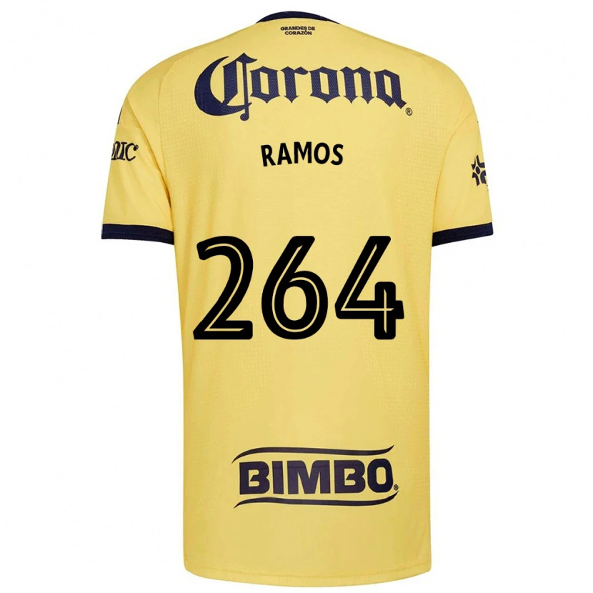 Danxen Niño Camiseta Bryan Ramos #264 Amarillo Rojo Negro 1ª Equipación 2026/27 La Camisa