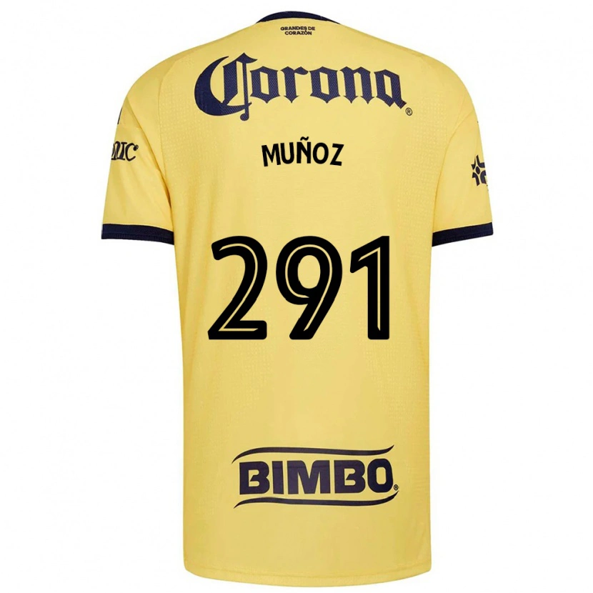 Danxen Niño Camiseta Jorge Muñoz #291 Amarillo Rojo Negro 1ª Equipación 2026/27 La Camisa