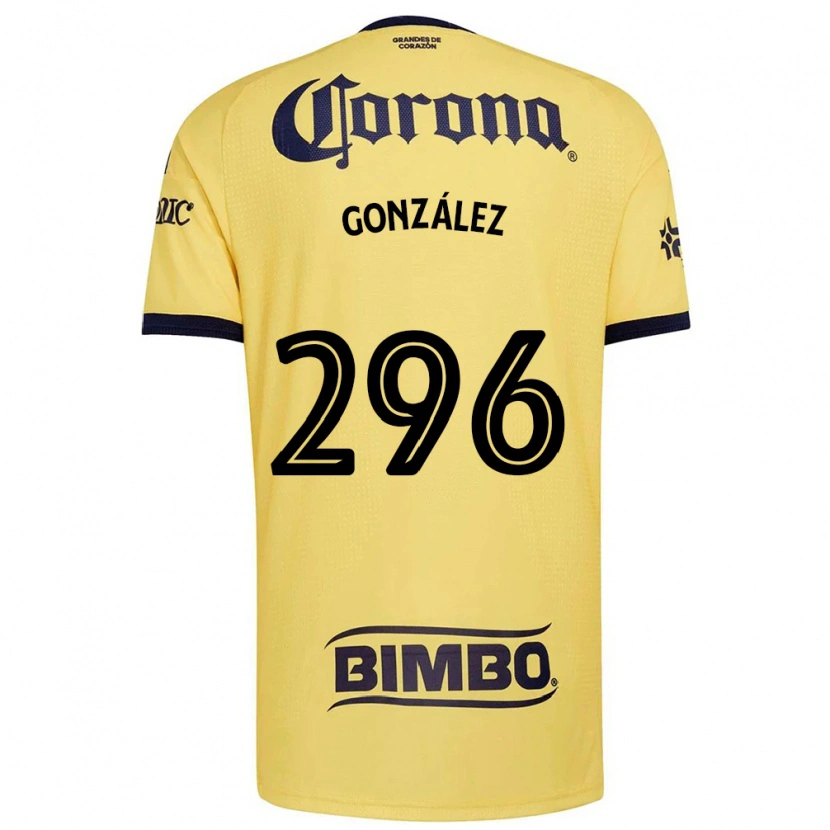 Danxen Niño Camiseta Ricardo González #296 Amarillo Rojo Negro 1ª Equipación 2026/27 La Camisa