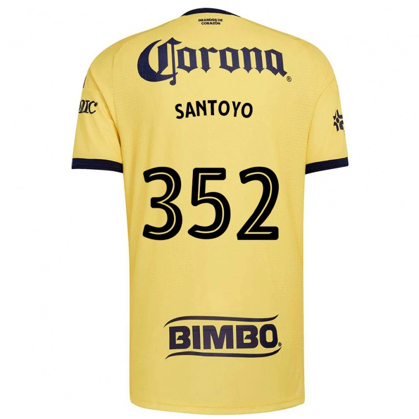 Danxen Niño Camiseta Julio Santoyo #352 Amarillo Rojo Negro 1ª Equipación 2026/27 La Camisa