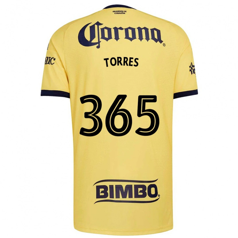 Danxen Niño Camiseta Uriel Torres #365 Amarillo Rojo Negro 1ª Equipación 2026/27 La Camisa