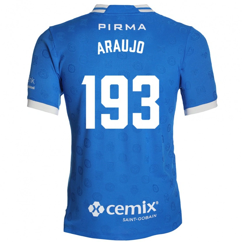 Danxen Niño Camiseta Marcio Araujo #193 Azul Blanco Rojo 1ª Equipación 2026/27 La Camisa