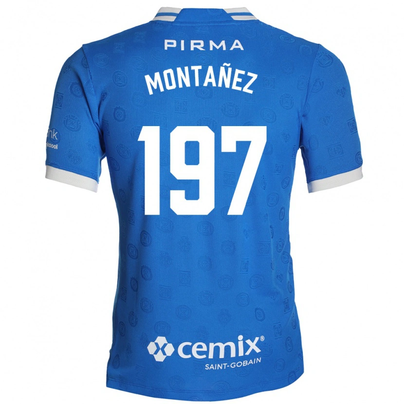 Danxen Niño Camiseta Humberto Montañez #197 Azul Blanco Rojo 1ª Equipación 2026/27 La Camisa