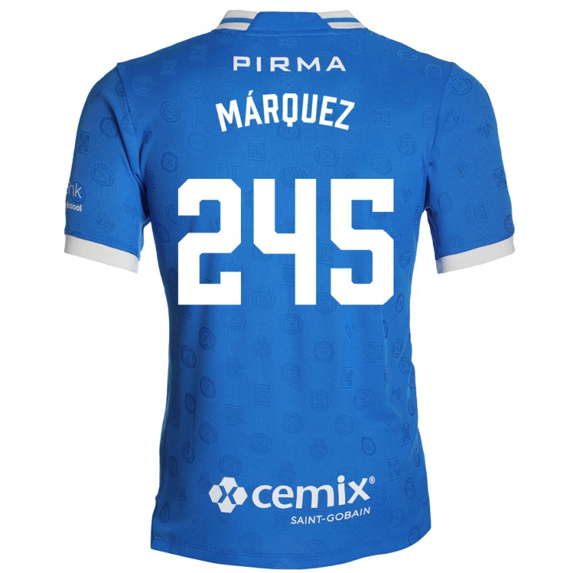 Danxen Niño Camiseta Víctor Márquez #245 Azul Blanco Rojo 1ª Equipación 2026/27 La Camisa