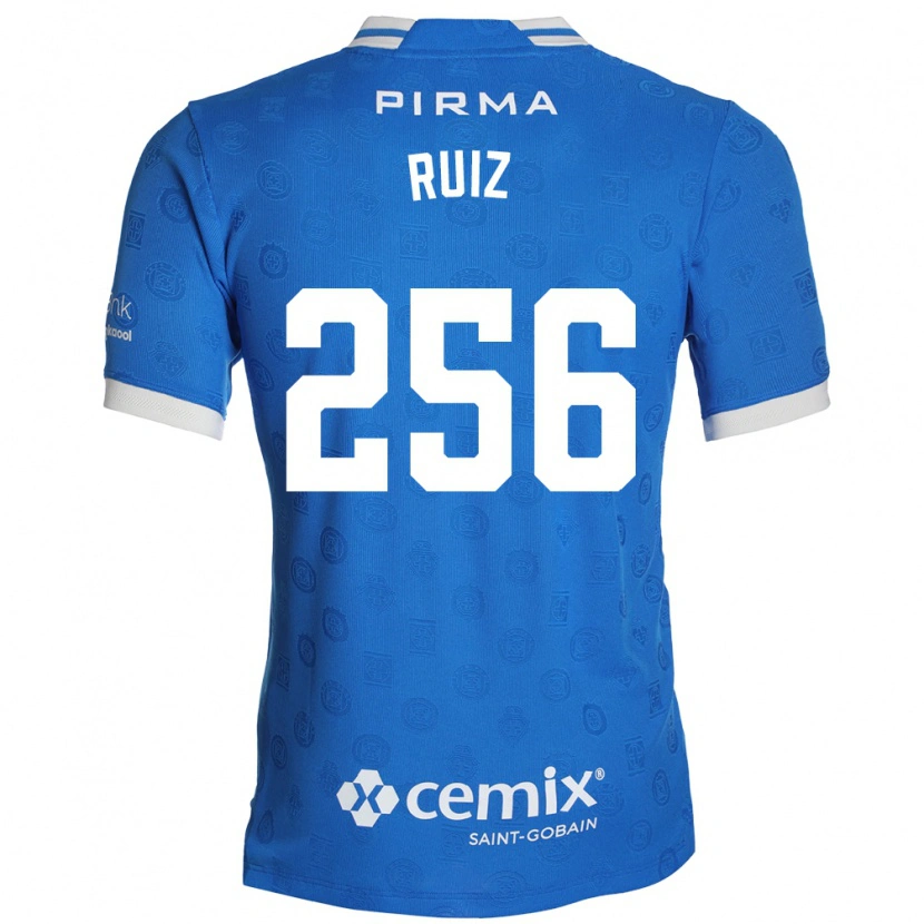 Danxen Niño Camiseta Fernando Ruiz #256 Azul Blanco Rojo 1ª Equipación 2026/27 La Camisa