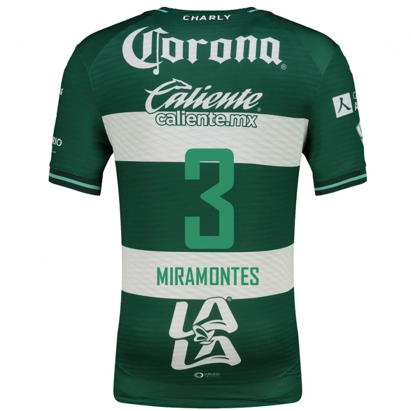 Danxen Niño Camiseta Natalia Miramontes #3 Verde Blanco 1ª Equipación 2026/27 La Camisa