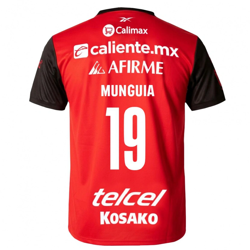 Danxen Niño Camiseta Mariana Munguia #19 Negro Rojo 1ª Equipación 2026/27 La Camisa