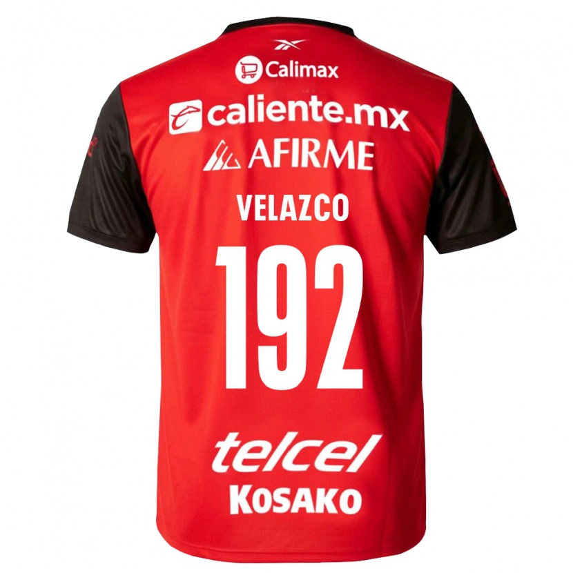 Danxen Niño Camiseta Emiliano Velazco #192 Negro Rojo 1ª Equipación 2026/27 La Camisa