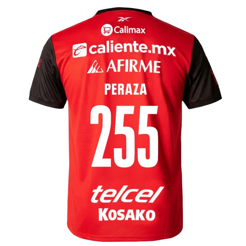 Danxen Niño Camiseta Daniel Peraza #255 Negro Rojo 1ª Equipación 2026/27 La Camisa