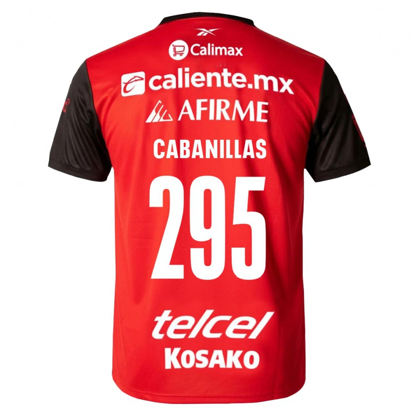 Danxen Niño Camiseta Osvaldo Cabanillas #295 Negro Rojo 1ª Equipación 2026/27 La Camisa