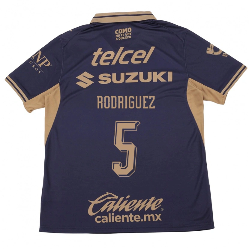 Danxen Niño Camiseta Jeronimo Rodriguez #5 Morado Marrón 1ª Equipación 2026/27 La Camisa