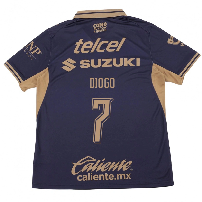 Danxen Niño Camiseta Diogo #7 Morado Marrón 1ª Equipación 2026/27 La Camisa