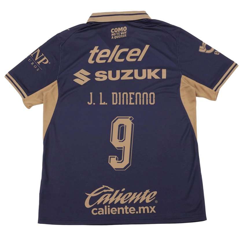 Danxen Niño Camiseta Juan Dinenno #9 Morado Marrón 1ª Equipación 2026/27 La Camisa