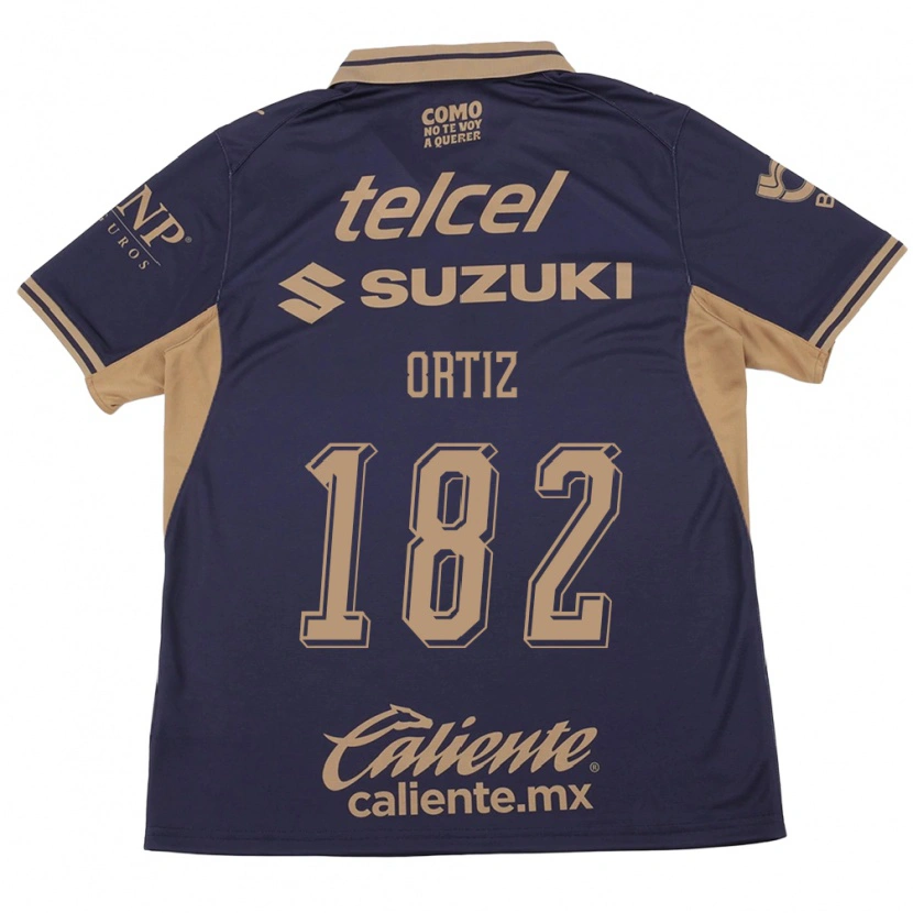 Danxen Niño Camiseta Jorge Ortiz #182 Morado Marrón 1ª Equipación 2026/27 La Camisa