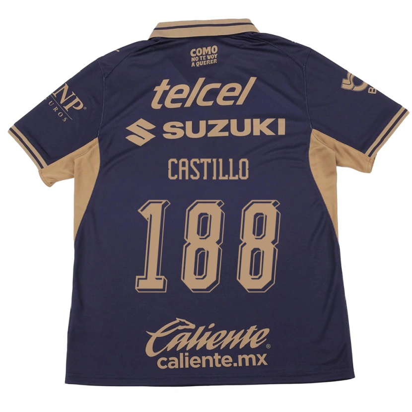 Danxen Niño Camiseta Christian Castillo #188 Morado Marrón 1ª Equipación 2026/27 La Camisa