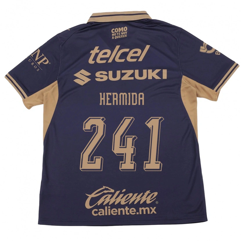 Danxen Niño Camiseta Emiliano Hermida #241 Morado Marrón 1ª Equipación 2026/27 La Camisa