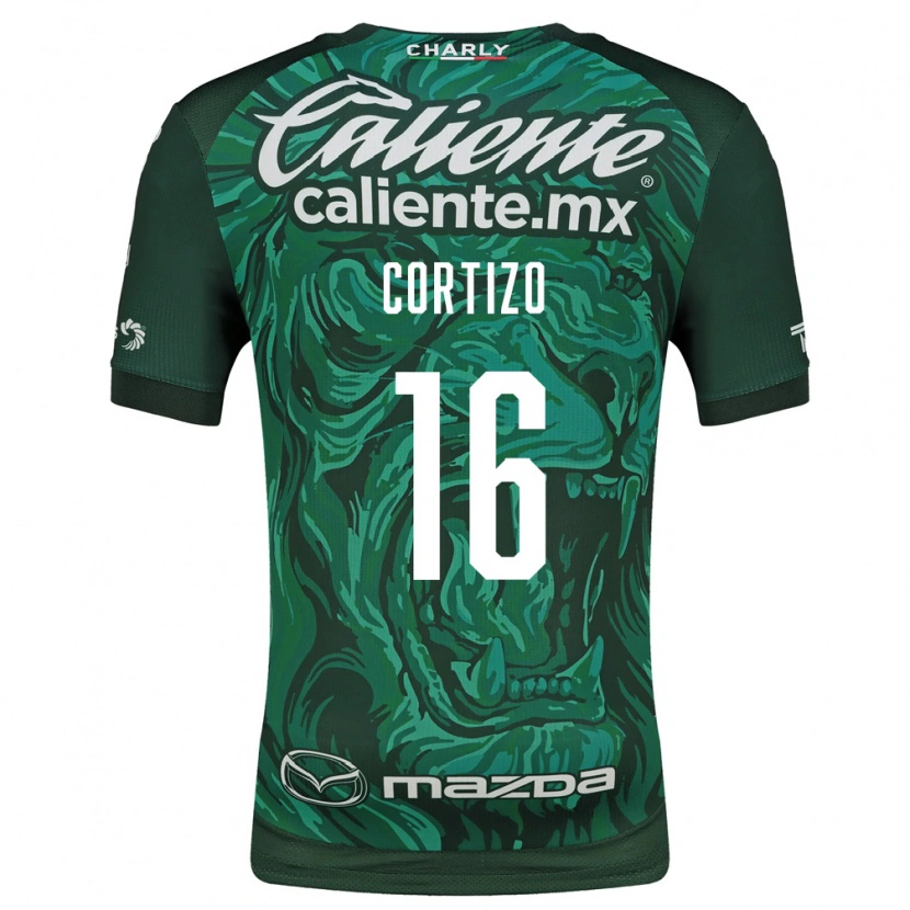 Danxen Niño Camiseta Jordi Cortizo #16 Verde Negro 1ª Equipación 2026/27 La Camisa