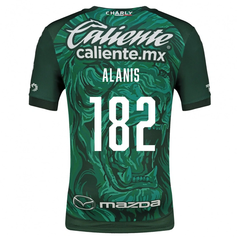 Danxen Niño Camiseta Alejandro Alanís #182 Verde Negro 1ª Equipación 2026/27 La Camisa