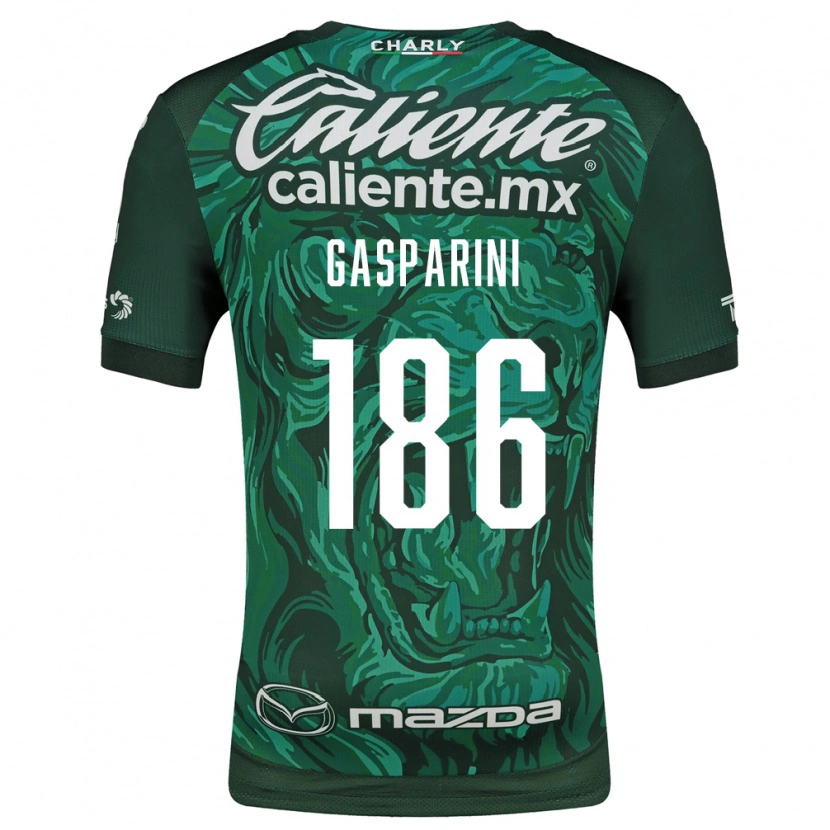 Danxen Niño Camiseta Joaquín Gasparini #186 Verde Negro 1ª Equipación 2026/27 La Camisa