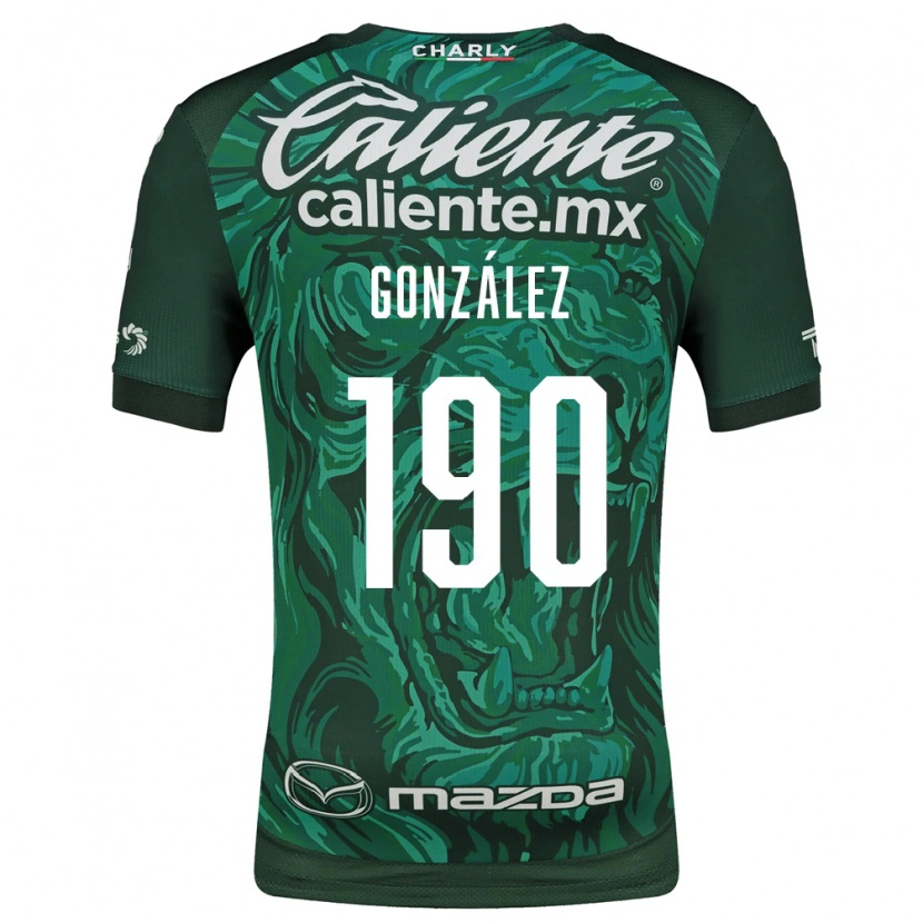 Danxen Niño Camiseta Pedro González #190 Verde Negro 1ª Equipación 2026/27 La Camisa
