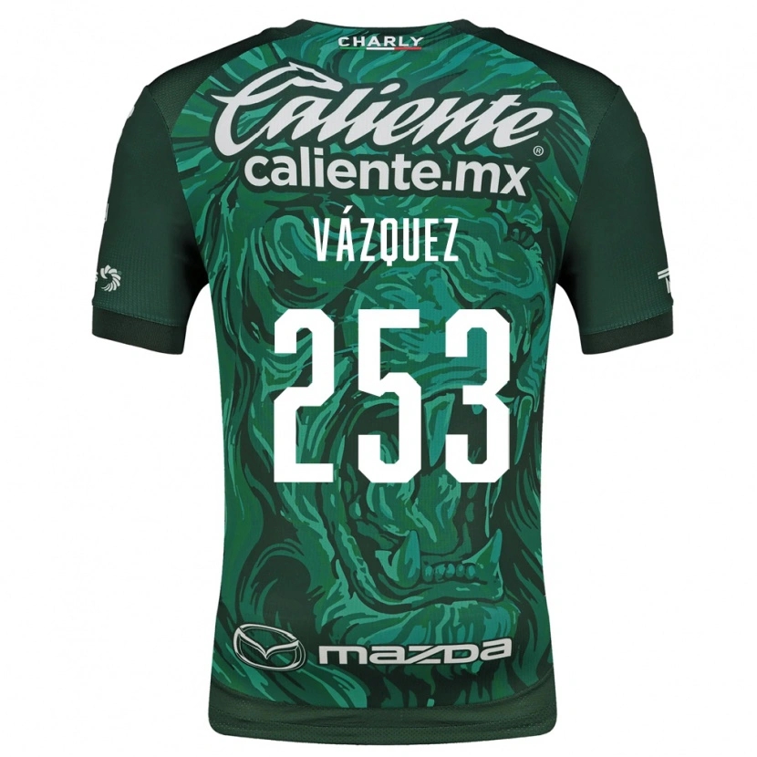 Danxen Niño Camiseta Héctor Vázquez #253 Verde Negro 1ª Equipación 2026/27 La Camisa
