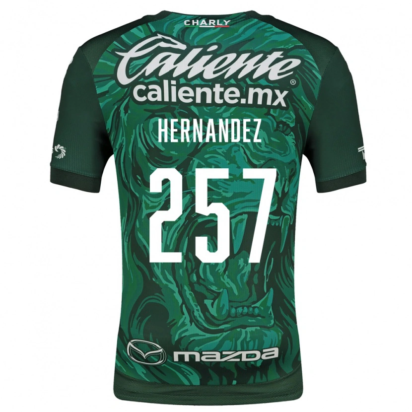 Danxen Niño Camiseta Karín Hernández #257 Verde Negro 1ª Equipación 2026/27 La Camisa
